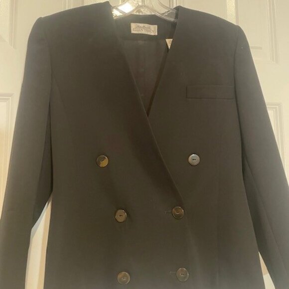 Linda Allard for Ellen Tracy Black Blazer – Sz 6P - Picture 2 of 10